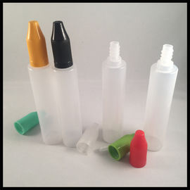 China Garrafas plásticas vazias translúcidas do conta-gotas do PE, garrafas plásticas do aperto 30ml fornecedor