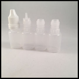 China As garrafas do conta-gotas do LDPE do líquido 10ml de E com criança resistem a resistência baixa ácida do tampão fornecedor