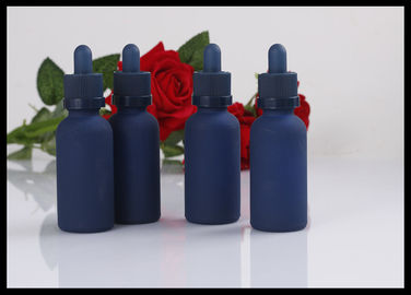 China Garrafas de vidro da aromaterapia sem perigo para as crianças do tampão, garrafas 30ml de vidro azuis para óleos essenciais fornecedor