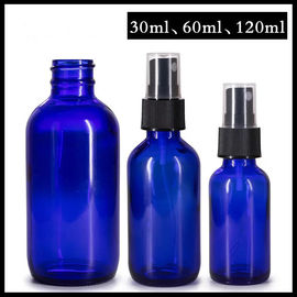 China Garrafa de vidro 30ml 60ml 120ml do pulverizador da cor azul para a loção/perfume cosméticos fornecedor