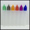 Bens coloridos do produto comestível da garrafa do unicórnio do suco 30ml com o tampão do cristal da torção fornecedor