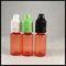 A garrafa vermelha do conta-gotas do óleo do fumo, conta-gotas 10ml plástico engarrafa a resistência baixa ácida fornecedor