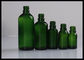 Garrafa de óleo verde da barba da garrafa do conta-gotas do vidro de garrafas do óleo essencial do vidro 30ml fornecedor