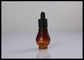 garrafas do conta-gotas de 30ml Brown, tubos de ensaio de vidro vazios recarregávéis para óleos essenciais fornecedor