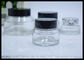 Recipientes de creme cosméticos de vidro claros 30g 50g do frasco fornecedor