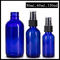 Garrafa de vidro 30ml 60ml 120ml do pulverizador da cor azul para a loção/perfume cosméticos fornecedor