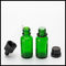 O material reciclável BPA da capacidade verde das garrafas de vidro 20ml de óleo essencial livra fornecedor