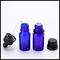 Tampão 10ml inalterável do preto do conta-gotas das garrafas de vidro de óleo essencial dos azuis cobalto fornecedor