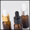 Garrafas de vidro ambarinas do conta-gotas 10ml, forma redonda do recipiente cosmético do perfume fornecedor