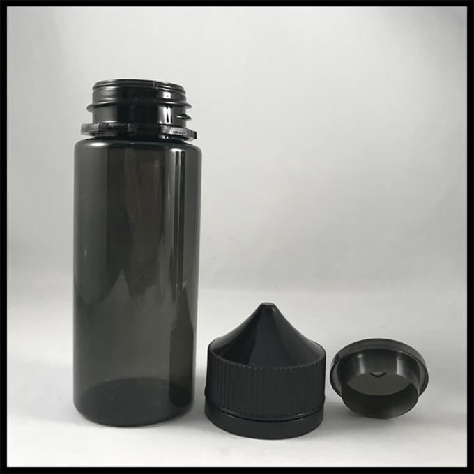 O conta-gotas preto do unicórnio engarrafa 120ml para o líquido do vapor não - saúde e segurança tóxicas