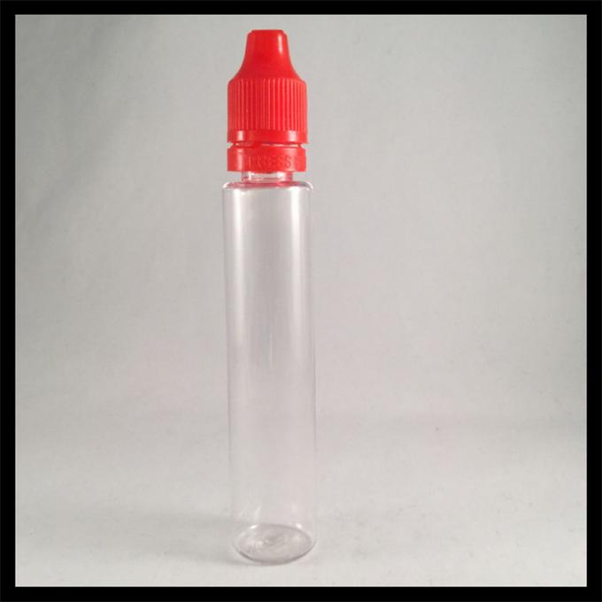 O conta-gotas claro do unicórnio da pena engarrafa 30ml, garrafas Squeezable plásticas do conta-gotas