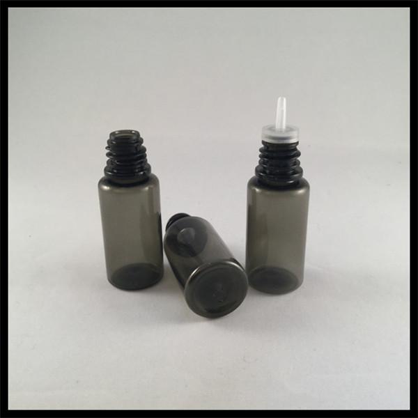 Conta-gotas preto pequeno Bottles10ml do ANIMAL DE ESTIMAÇÃO para a estabilidade do produto químico da embalagem do perfume