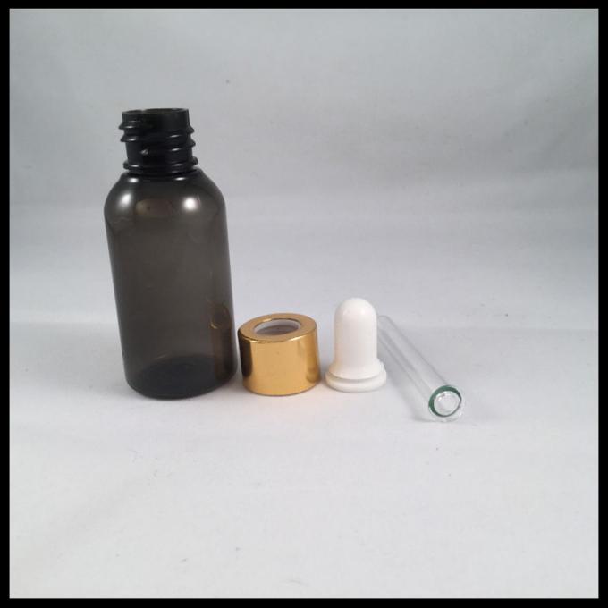 30ml esvaziam a estabilidade plástica do produto químico do tampão do ouro das garrafas da pipeta