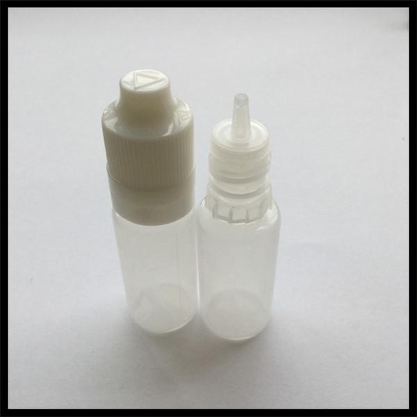 Garrafas farmacêuticas 10ml do conta-gotas do LDPE da categoria com impressão feita sob encomenda da etiqueta da ponta