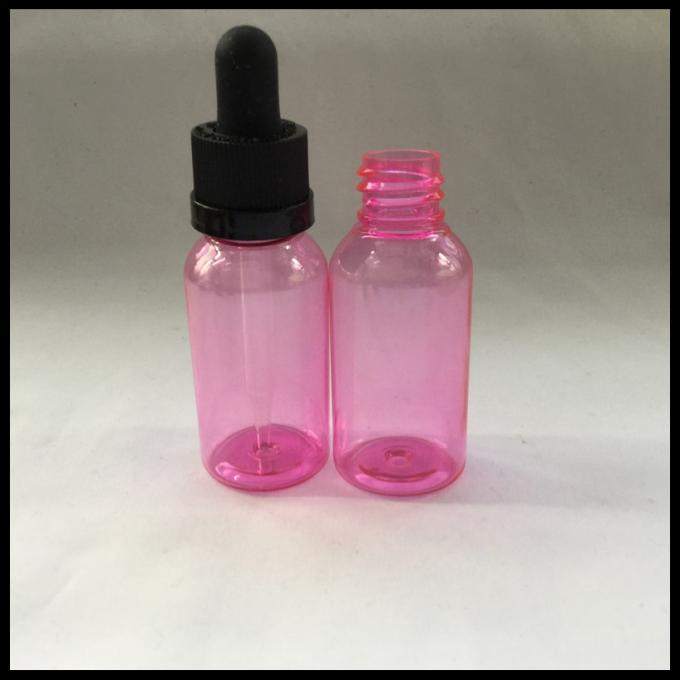 A pipeta plástica do animal de estimação cor-de-rosa engarrafa 30ml para o desempenho excelente da baixa temperatura da embalagem cosmética