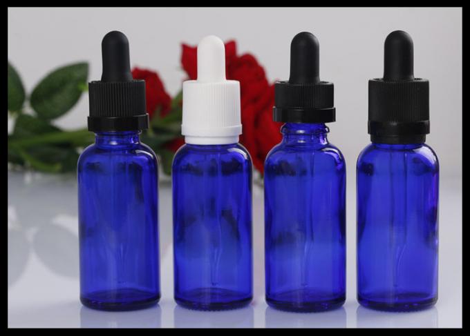 Garrafas de óleo azuis 30ml de Garomatherapy, garrafas de óleo essencial vazias farmacêuticas