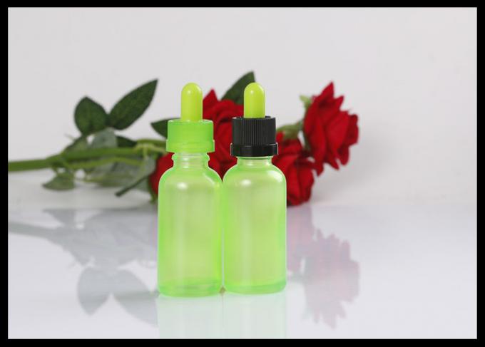 luz de vidro líquida da garrafa do conta-gotas do óleo essencial da garrafa do cig de 30ml 1oz E - verde
