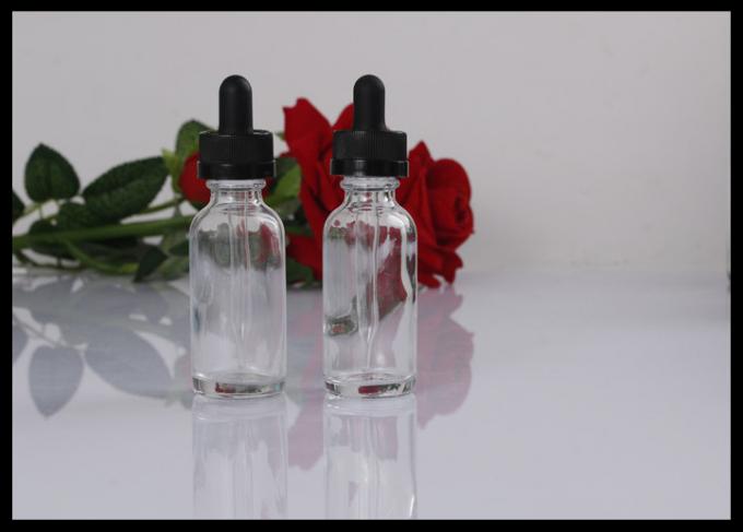 O produto químico claro de vidro das garrafas 30ml do conta-gotas do óleo de Essentila elimina erros de garrafas