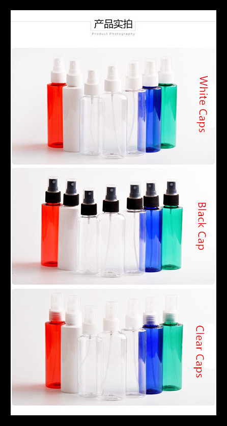 Perfume as garrafas plásticas 120ml do pulverizador da bomba pequenas e saúde e segurança portáteis