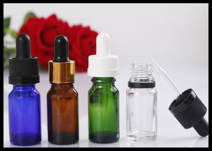 Perfume a impressão ambarina de vidro do logotipo da garrafa 10ml do conta-gotas do óleo essencial personalizada