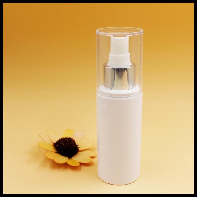 Pulverize das garrafas plásticas do pulverizador do perfume a capacidade cosmética da forma redonda 100ml dos recipientes