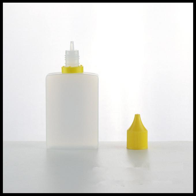 O suco novo quadrado liso de Vape do projeto do PE Squeezable engarrafa DIY E - recipiente líquido