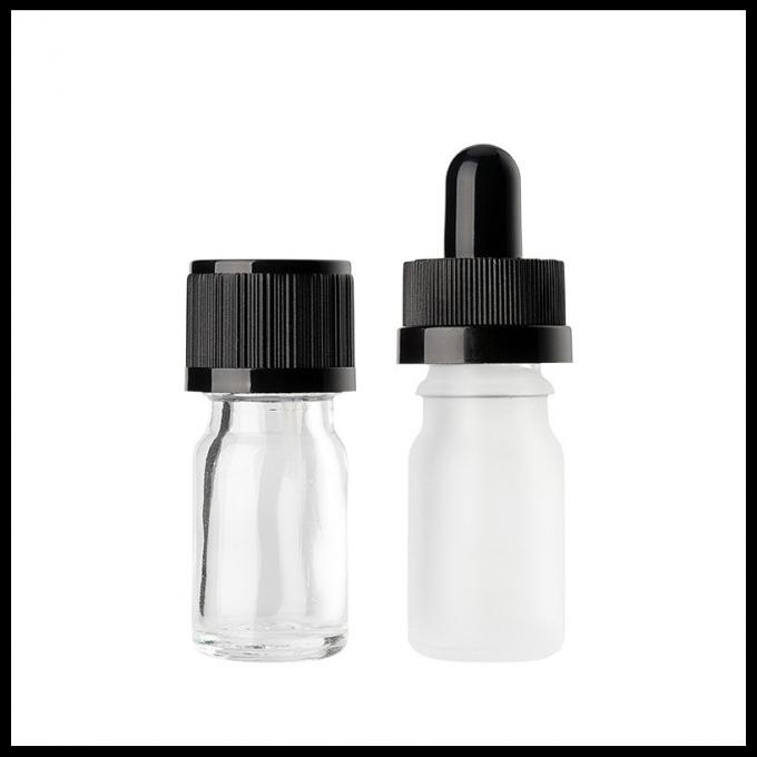 As garrafas de vidro diferentes de óleo essencial dos tamanhos cancelam os tampões do conta-gotas de olho sem perigo para as crianças