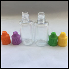 China o suco de 30ml Vape engarrafa garrafas plásticas sem perigo para as crianças das garrafas do conta-gotas do ANIMAL DE ESTIMAÇÃO fornecedor