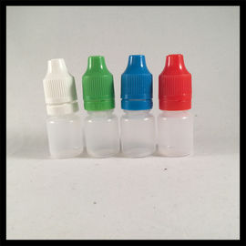 China As garrafas plásticas coloridas do conta-gotas do tampão 5ml, conta-gotas resistente da criança engarrafam o HDPE fornecedor