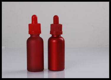 China Mini tela geada das garrafas de vidro de óleo essencial vermelho que imprime tampões sem perigo para as crianças de Logol fornecedor