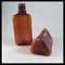 30ml garrafas líquidas plásticas ambarinas do ANIMAL DE ESTIMAÇÃO E, garrafas do líquido do vapor da forma do triângulo fornecedor