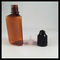 30ml garrafas líquidas plásticas ambarinas do ANIMAL DE ESTIMAÇÃO E, garrafas do líquido do vapor da forma do triângulo fornecedor