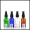 garrafa de vidro do conta-gotas do óleo 30ml essencial com cor verde/clara/ambarina/azul fornecedor