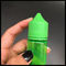 Verde de garrafa plástico carnudo do conta-gotas do unicórnio 60ml/recipiente alaranjado do líquido do vapor da cor fornecedor