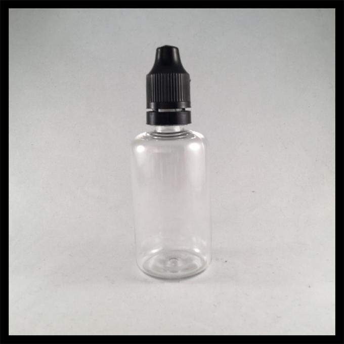 O conta-gotas cosmético plástico claro engarrafa 50ml, garrafas plásticas do conta-gotas de olho da embalagem médica