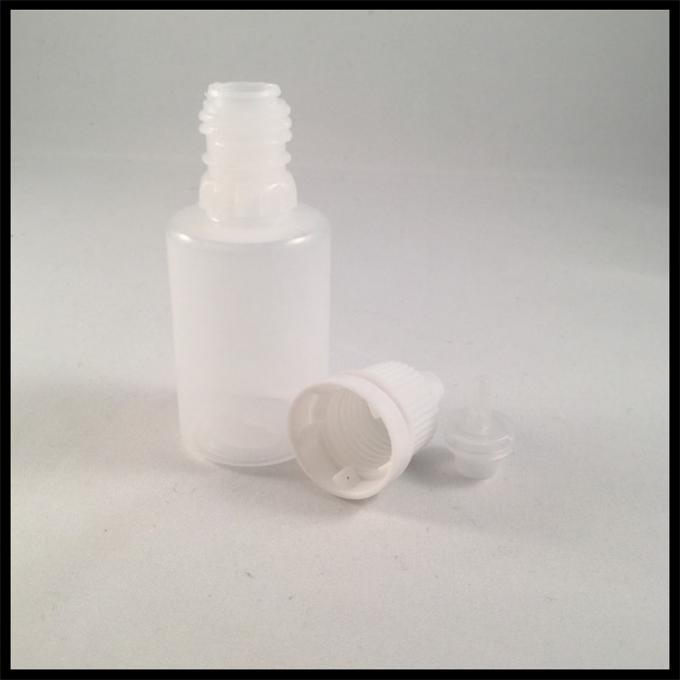 O conta-gotas plástico da prova da criança engarrafa 20ml, garrafas vazias do conta-gotas de olho do LDPE