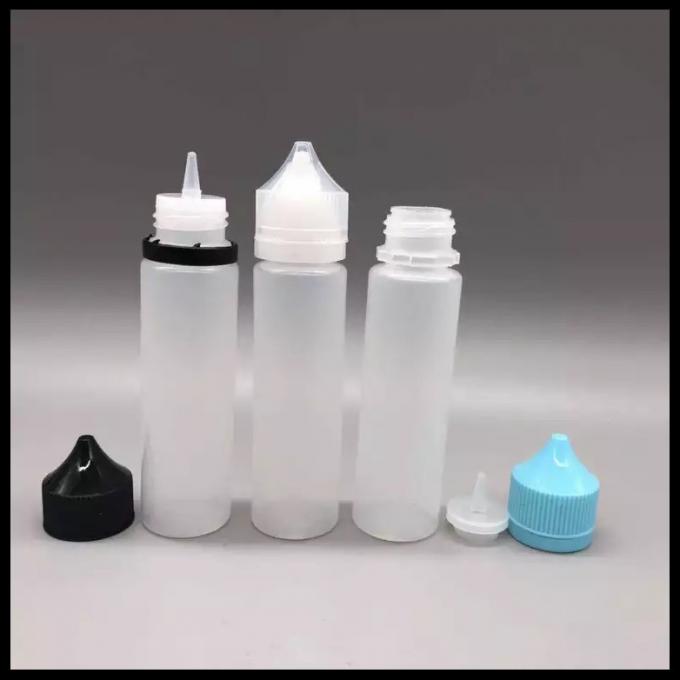 Garrafas plásticas feitas sob encomenda do conta-gotas de olho, garrafa plástica farmacêutica do conta-gotas 60ml