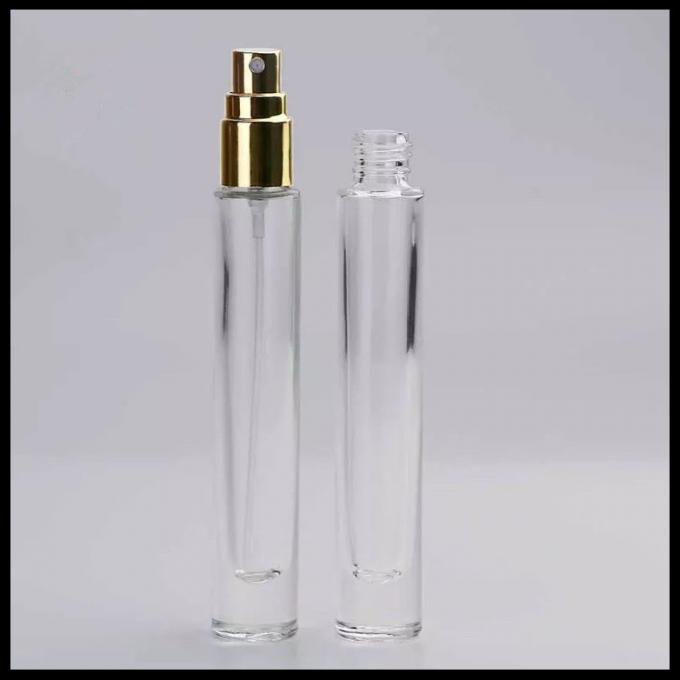 As garrafas materiais de vidro do pulverizador de perfume, pulverizador vazio pequeno engarrafam em volta da forma longa