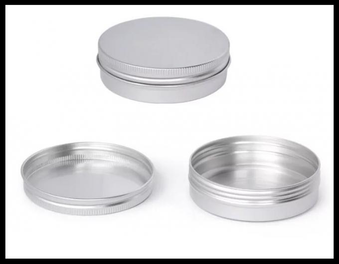 frasco cosmético de alumínio do alimento dos doces do chá da caixa do pó da joia dos recipientes da janela 100g