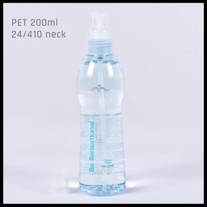 PET a bomba plástica cosmética da loção da garrafa do gel do pulverizador das garrafas dos cuidados pessoais 200ml