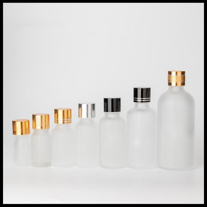 Inserções plásticas materiais vazias claras geadas do PE do tampão do vidro de garrafas do óleo essencial