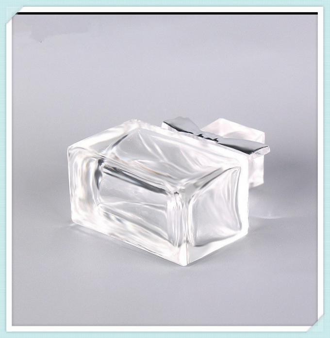 Garrafas de perfume cosméticas de vidro transparentes pequenas, recipiente portátil 5ml do perfume