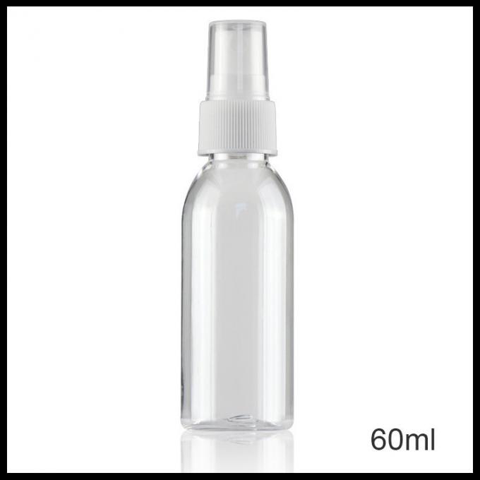 O pulverizador plástico do óleo essencial do perfume engarrafa bens cosméticos vazios do recipiente 60ml