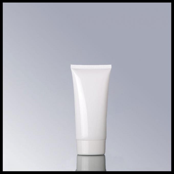 O soro cosmético do PE branco engarrafa frascos faciais da loção do limpador do recipiente da composição 50m 100ml